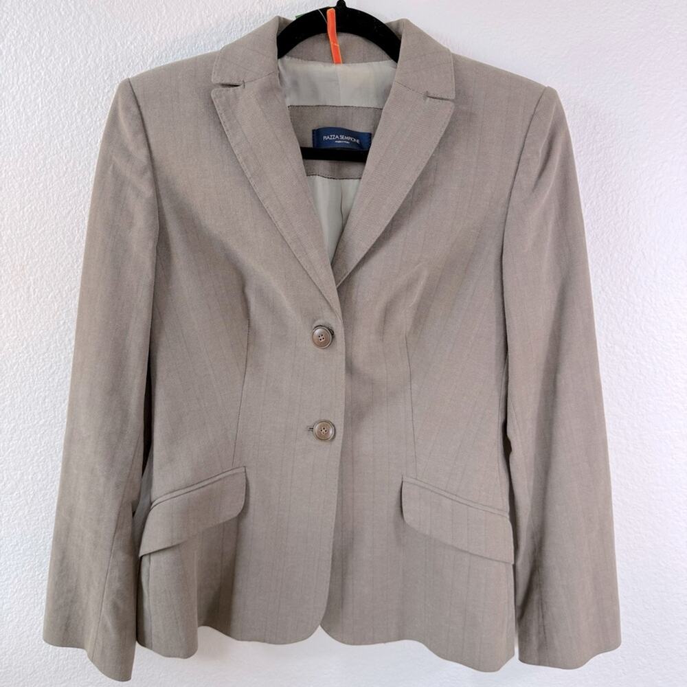 PIAZZA SEMPIONE Juliette Women's Tan Blazer